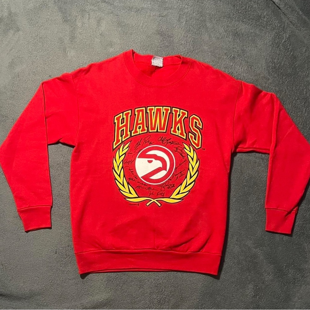Vintage 1990s Atlanta Hawks Sweater